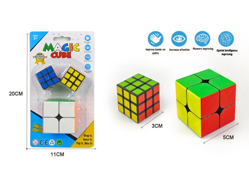3X3 + 2X2 3.0 Rubik'S Cube +5.0 Rubik'S Cube (Uc +Abs)