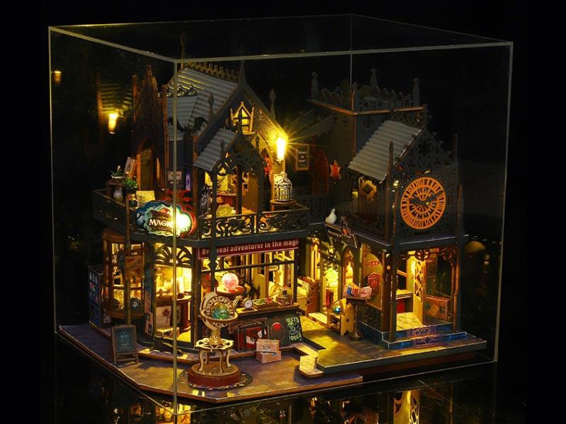 Hollow Magic City DIY Scene + Dust Cover