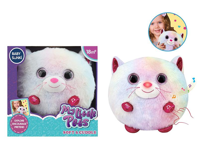 20Cm Plush Kitten Comfort With Recording Function