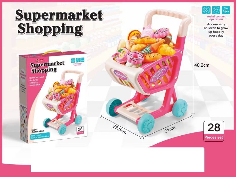 Shopping Cart With Dessert