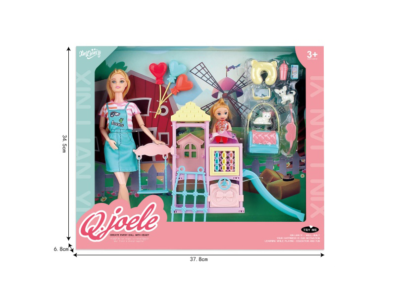 Joel 11.5-Inch Articulated Doll Amusement Park Set