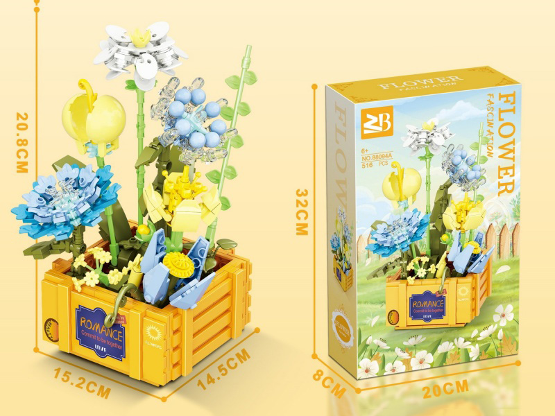 Building Blocks: Splendid And Elegant 516 Pieces