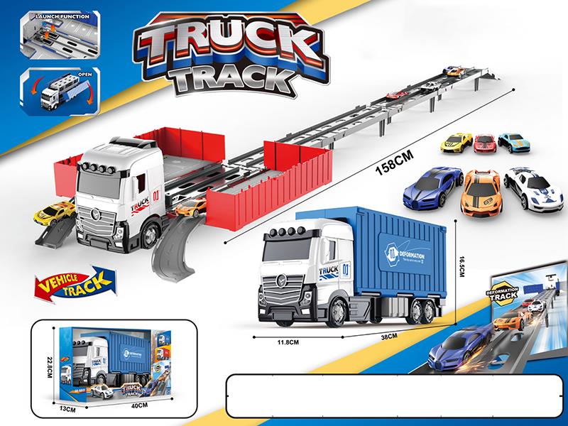 Transformation Folding Track Container Truck