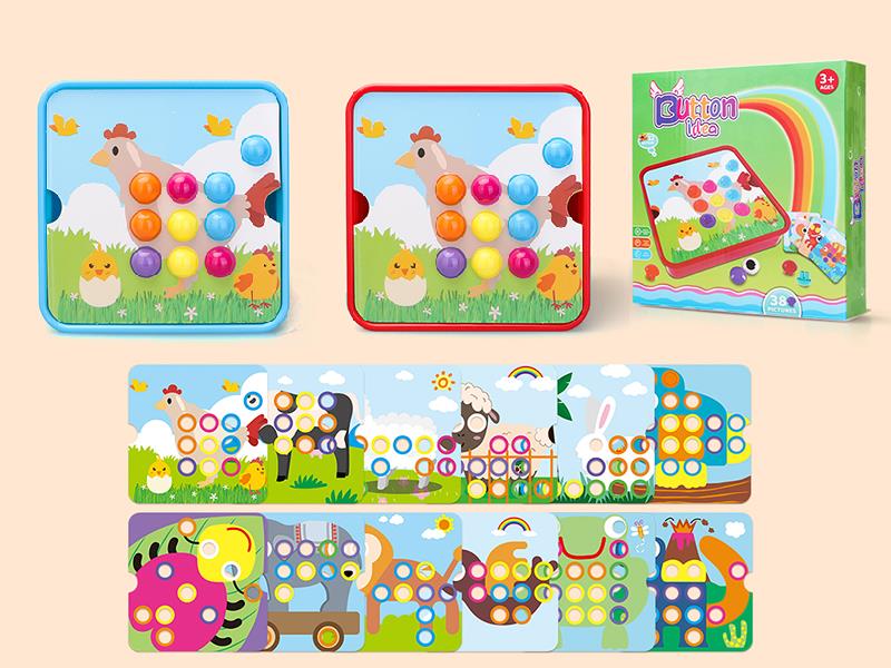 Mushroom Nail Puzzle - Animal Series