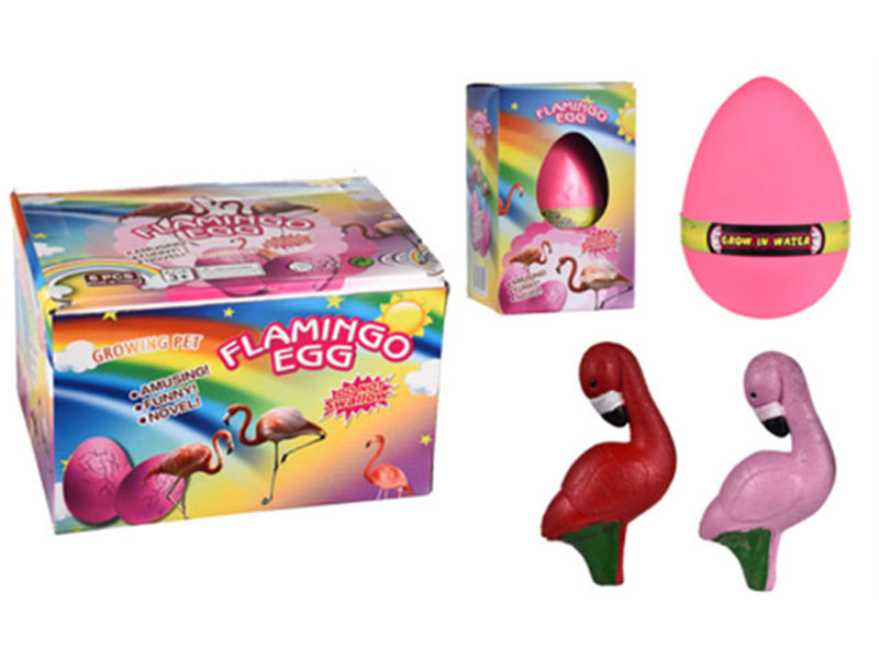 Growing Flamingos Eggs 6pcs