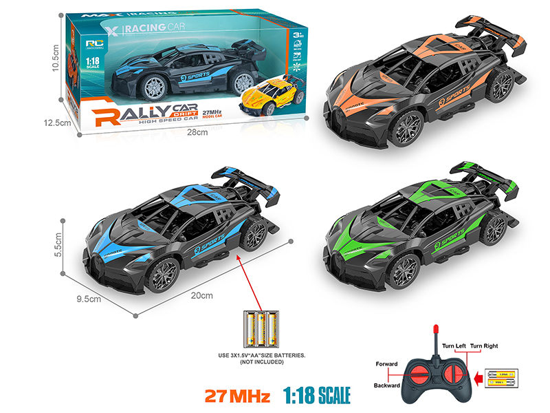 27MHz 1:18 Bugatti 4-Channel Remote Control Car(Not Included Batteries)