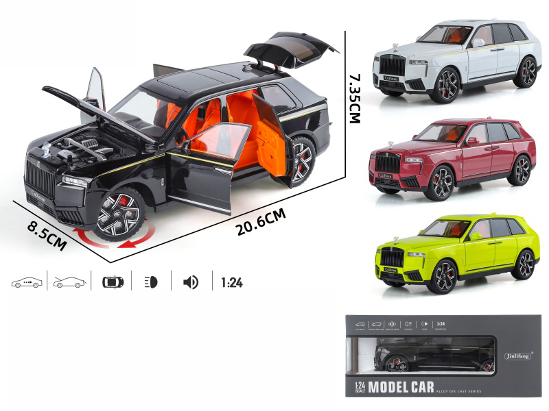 1:24 Rolls-Royce Cullinan Alloy Car