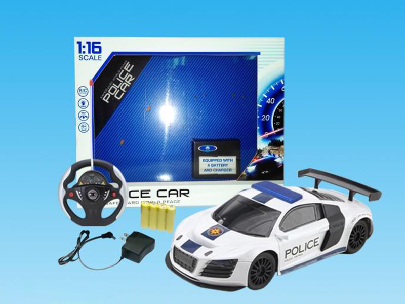 1:16 Audi R8 4-Channel Remote Control Police Car