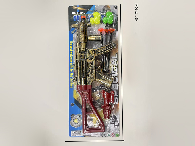 Bronze Needle Gun With 3 Ducks