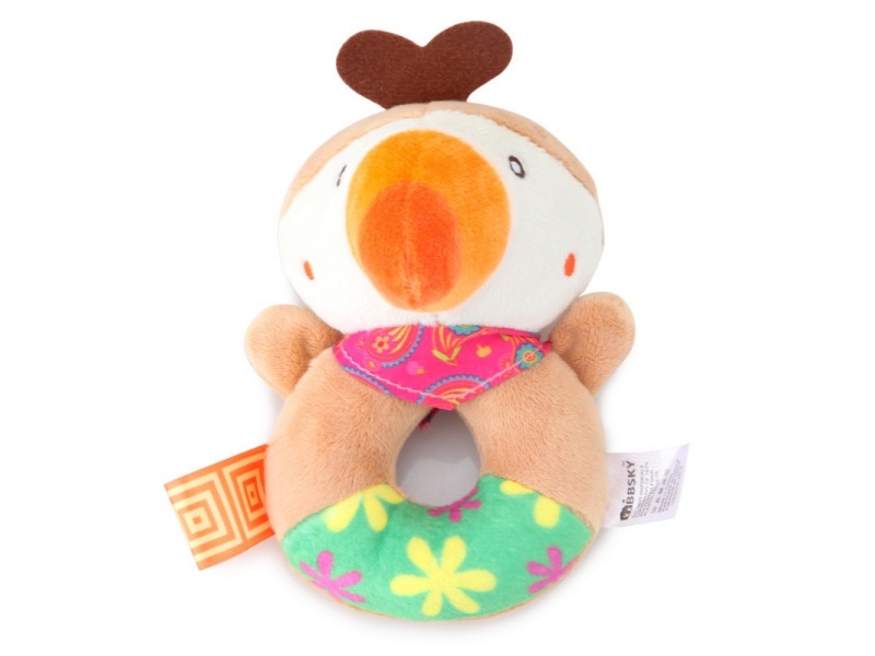 The Sound-Making Bird Baby Soothing Round Rattle
