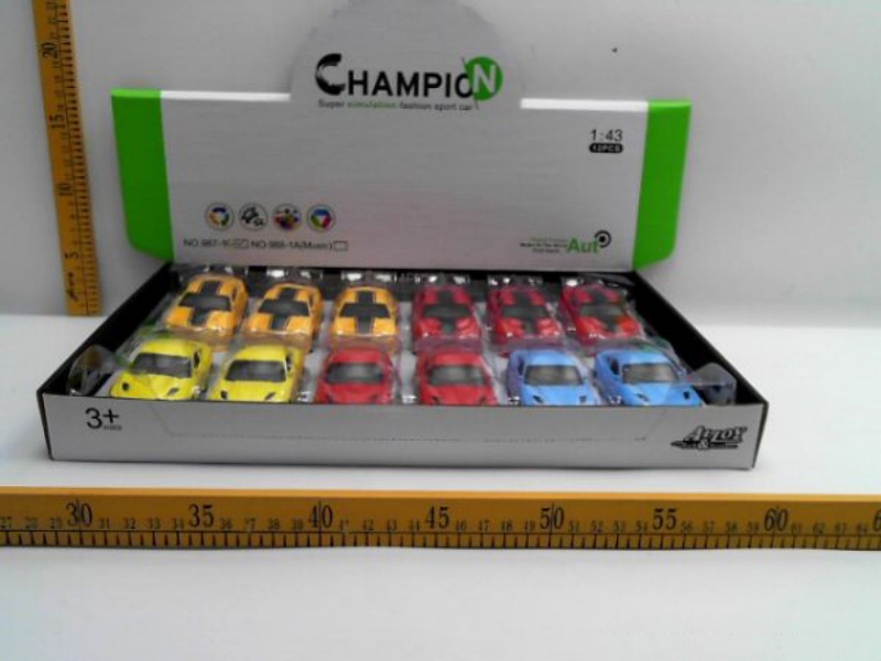 1:43 Alloy Pulleback Simulation Car Mustang Chevrolet (Mixed)