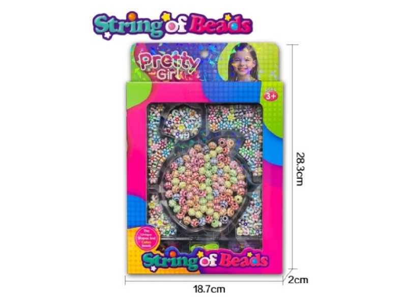 Apple Acrylic Beads Set
