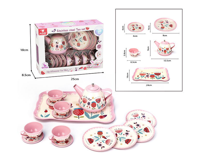 Printed Tea Set 15PCS