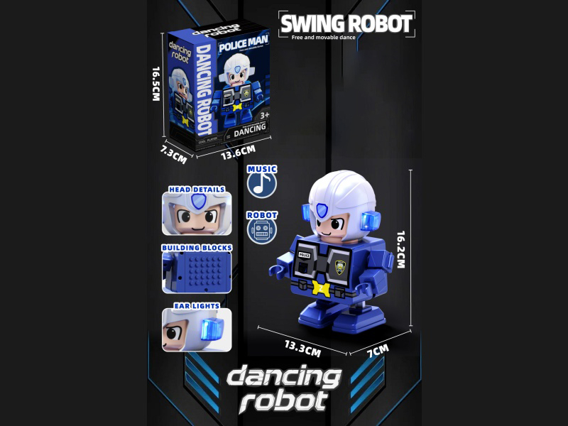 Electric Dancing And Swinging Robot (Police)