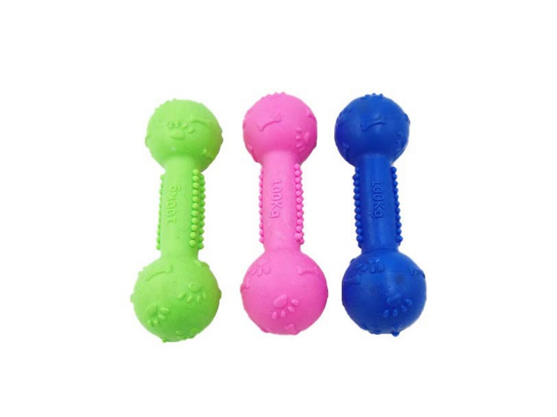 Footprint Bone Dumbbell Pet Toy