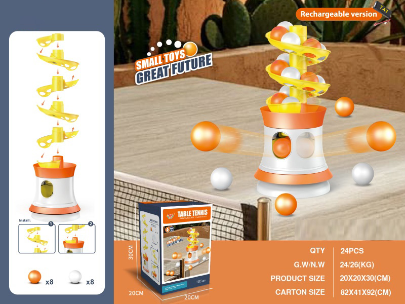 Spin Serve On The Electric Table Tennis Tee