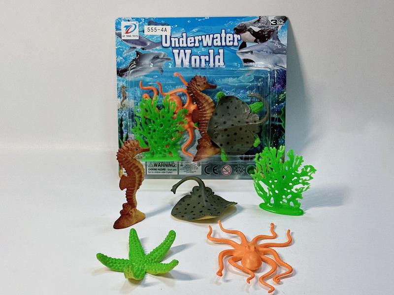 Pvc Simulates Ocean 5Pcs