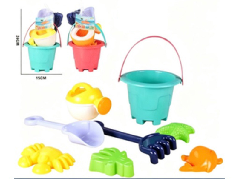A Set Of Eight Beach Toys