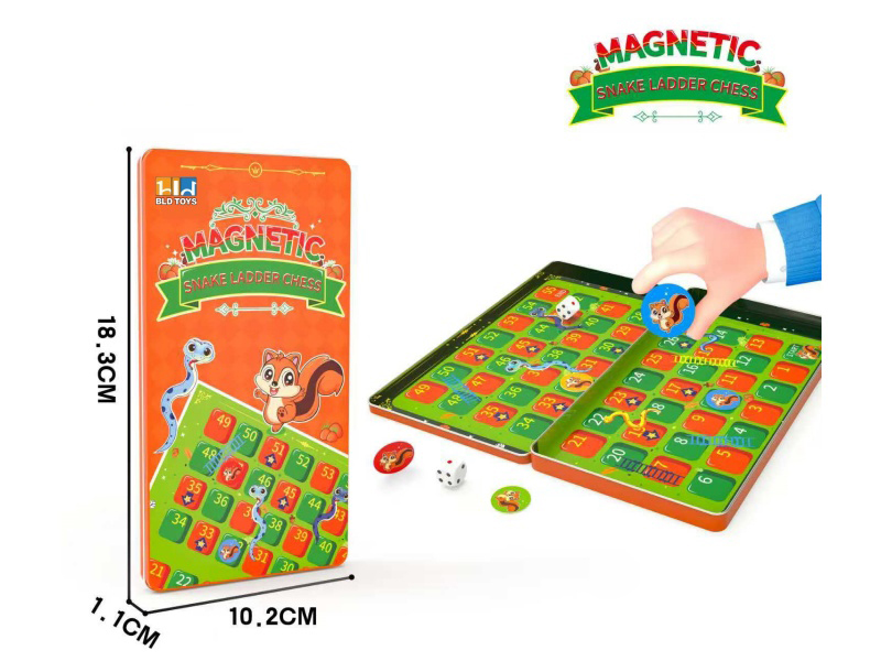Magnetic Snake Ladder Chess