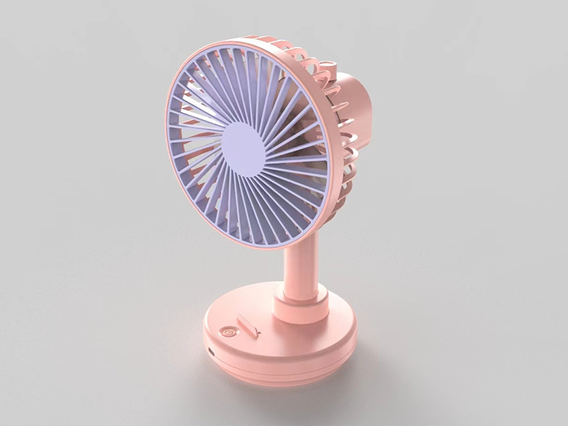 Desktop electric shaking head fan