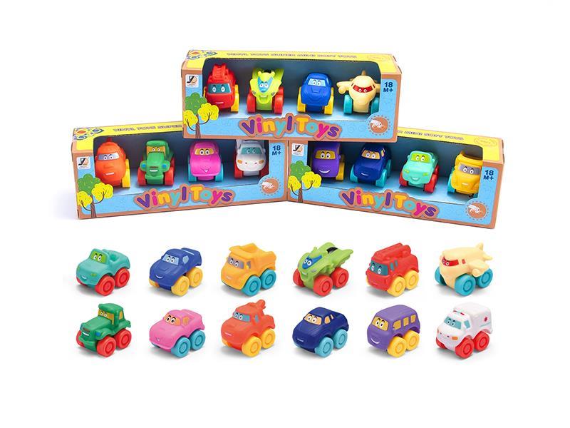 Vinyl Toys Slide Cartoon Car