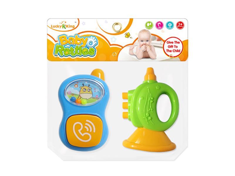 2Pcs Baby Rattles