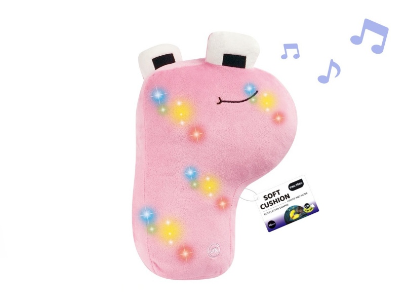 Alphabetic Plush Soothing Pillow - P