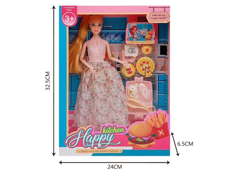 11.5 "Doll With Accessories