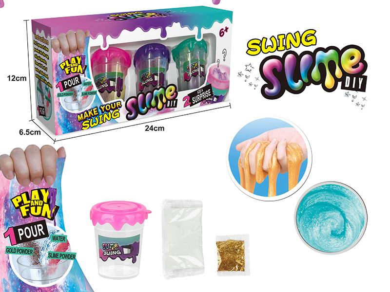 DIY Slime(Glow In The Dark)3PCS
