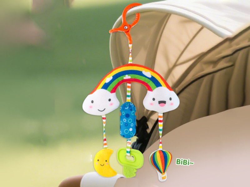 Baby Crib & Stroller Rainbow Hanging Rattle