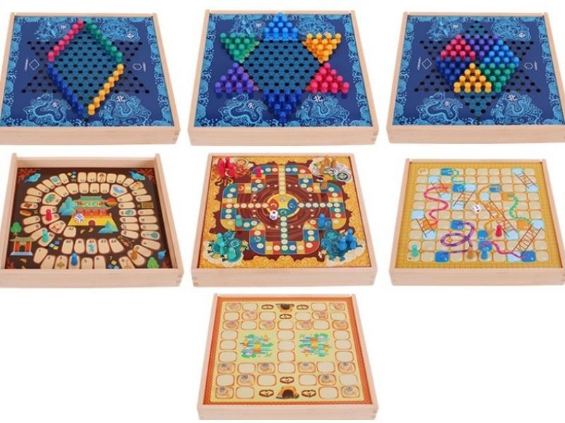 Seven-In-One Multifunction Board Game