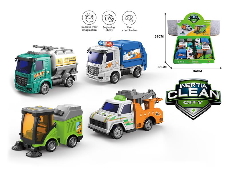 Friction Sanitation Turcks 8pcs