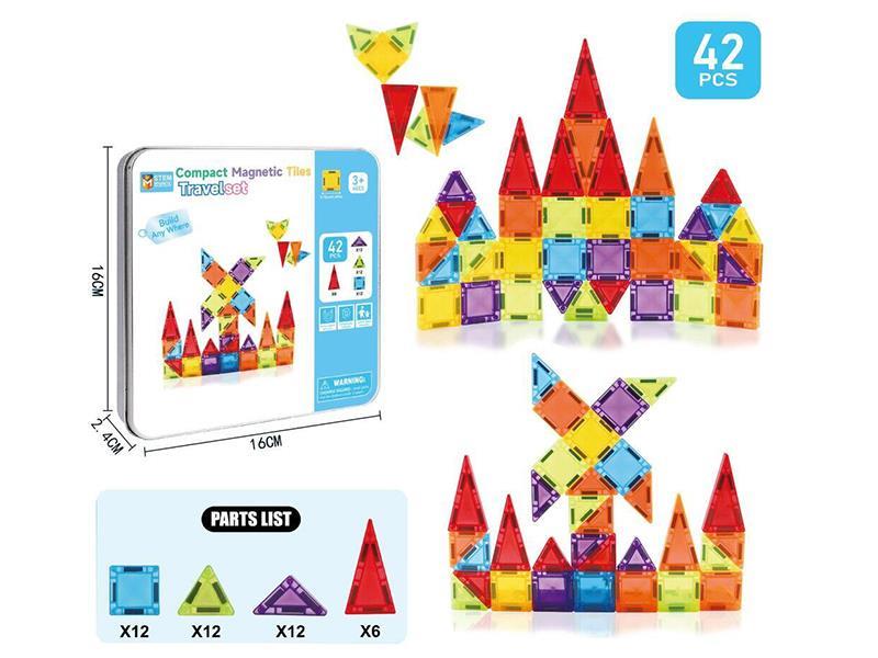 Magnetic Tiles Building Blocks 42pcs