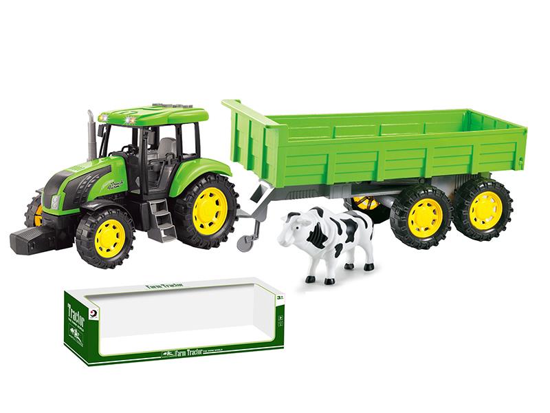 Friction Farm Tractor With Light And Music
