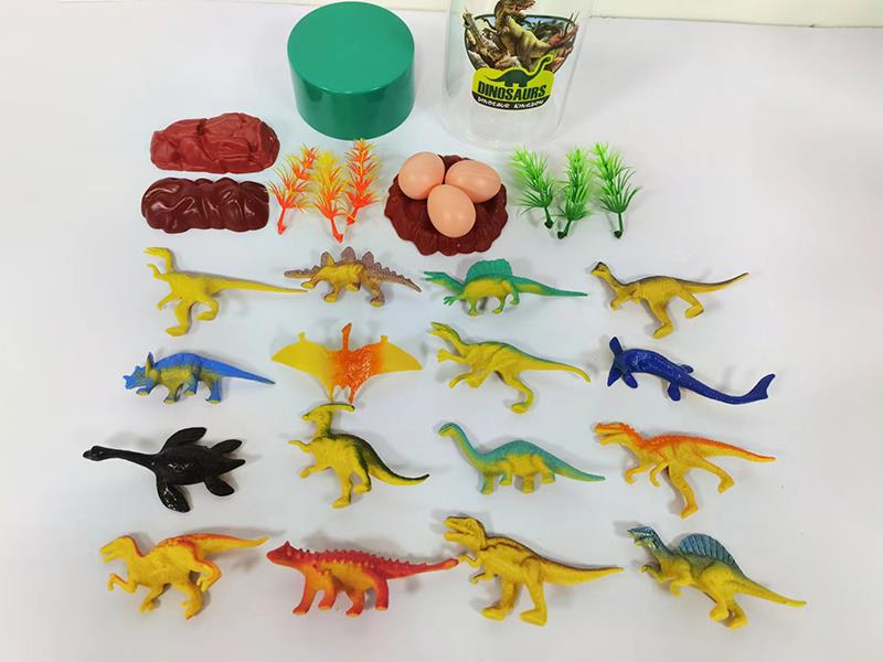 Solid Dinosaur Set 28PCS