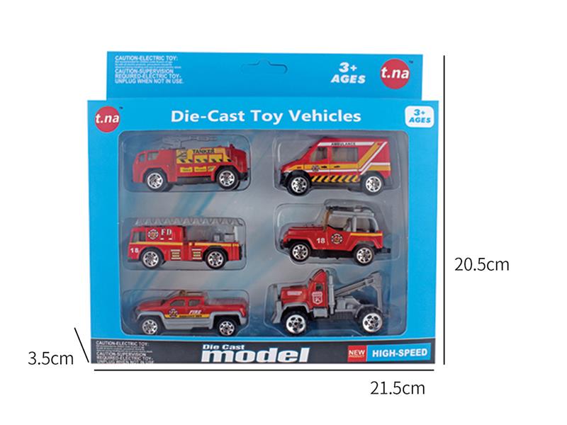 Slide Alloy Fire Engine