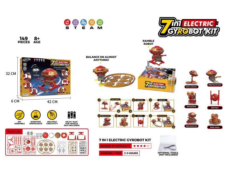 7-In-1 Electric Gyroscope Robot