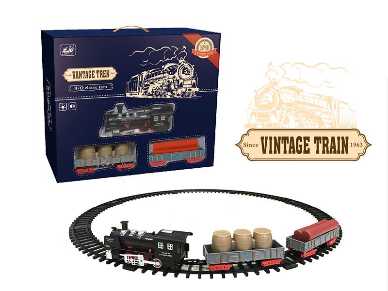 Retro Rail Train(Light + Sound)