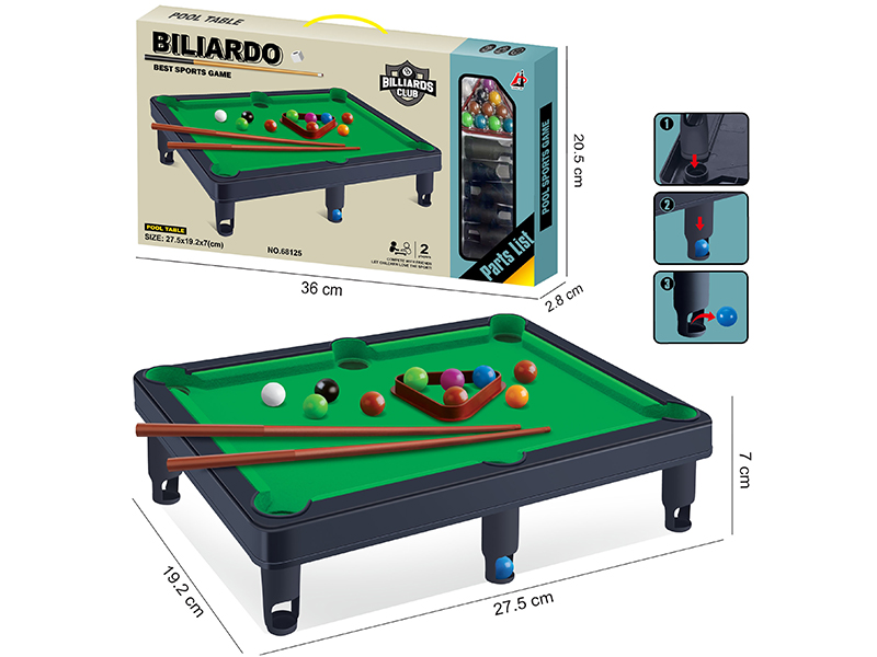 Flocked Billiards Table Toy