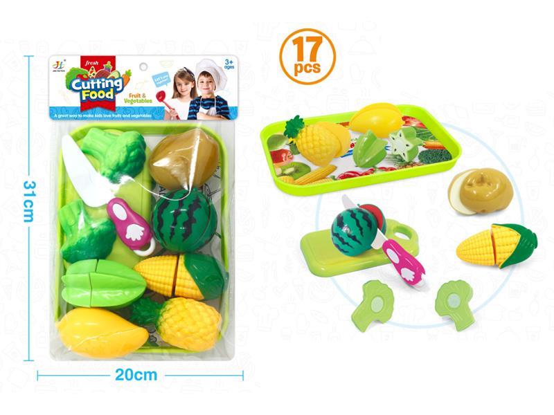 17PCS Cutting Fruit And Vegetable Set