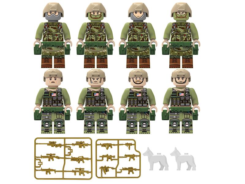 US And Russian Special Forces Building Blocks Figures Toys