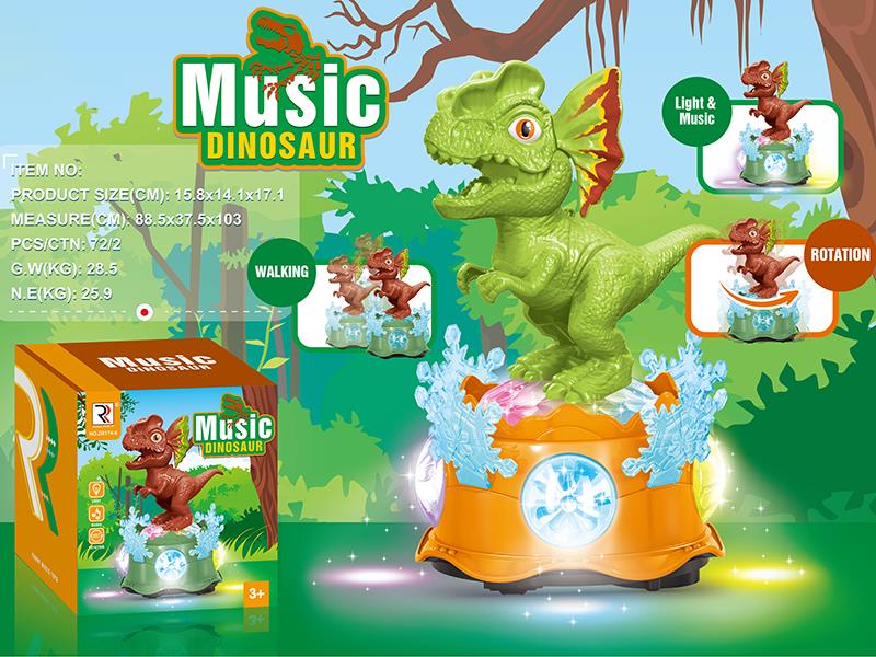 B/O Go And Bump Dinosaur With Lights and Music