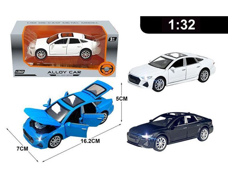 1:32 Pull Back Alloy Car Model(With Lights And Sound)