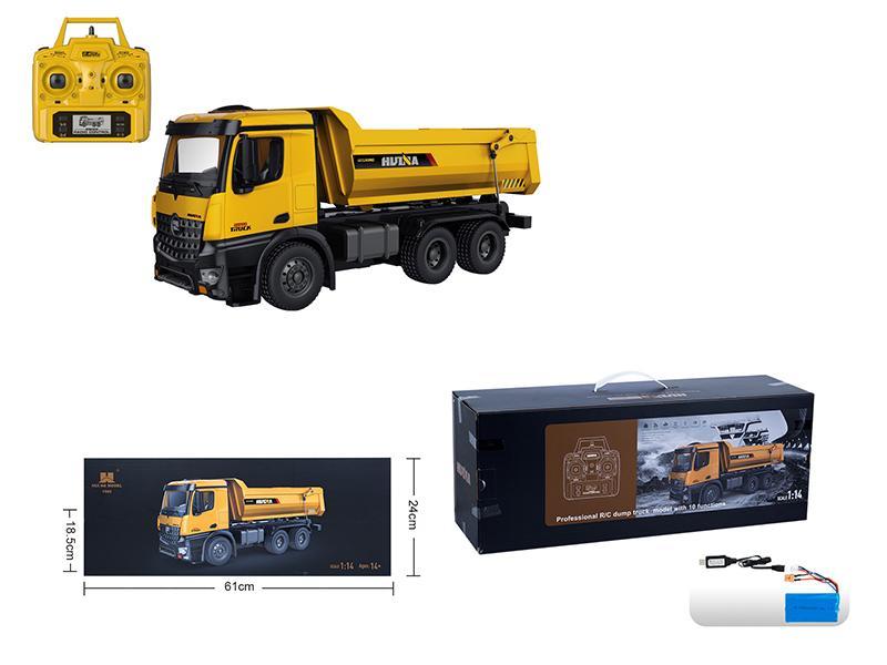 1:14 10CH RC Alloy Dumper