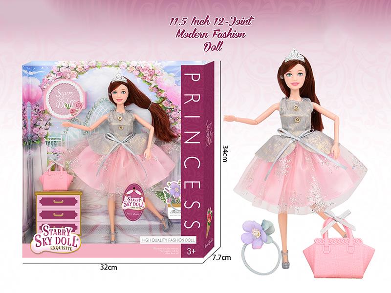 11.5 Inch 12-Joint Garden Princess Doll