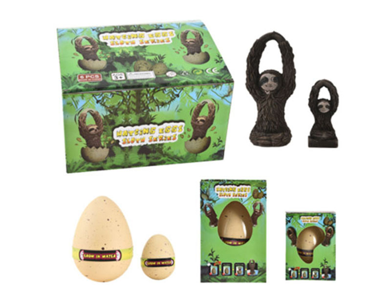 Growing Sloth Eggs 6pcs