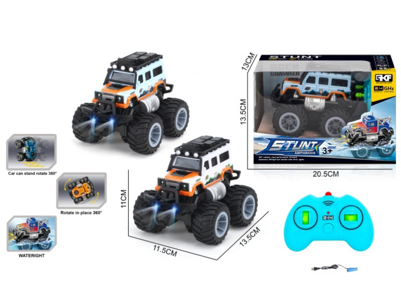 2.4G Remote Control Amphibious Graffiti Off-Road Vehicle