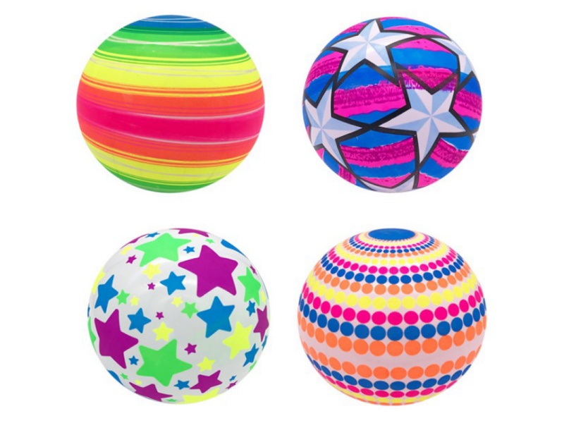 22Cmpvc Color Balls In Multiple Colors And Styles Are Randomly Mixed