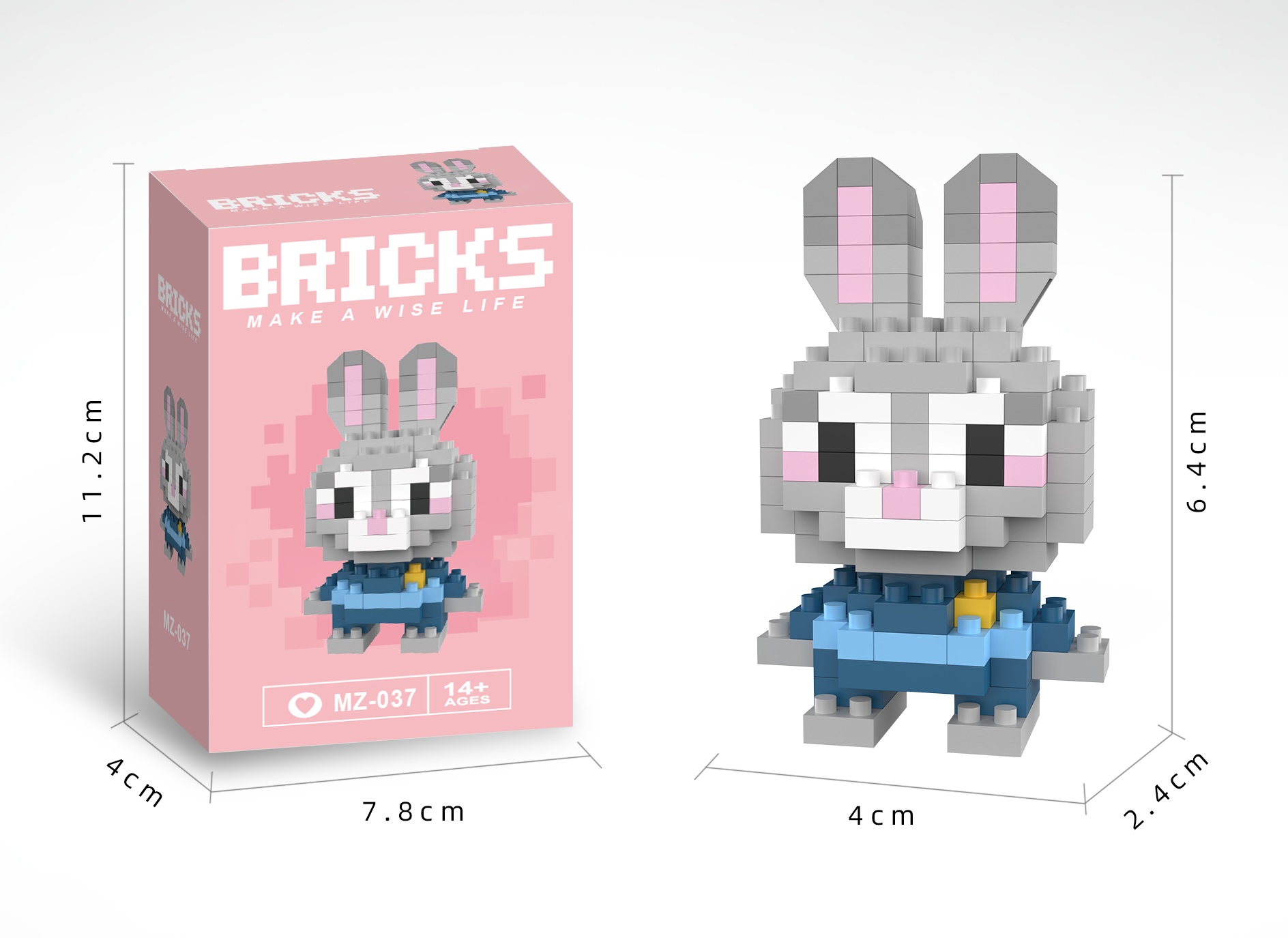 Building Blocks: 131 PCS Of Small Figurines