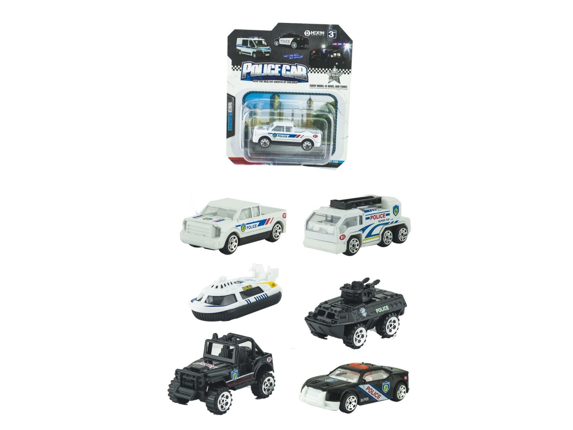 Alloy Taxi Police Car